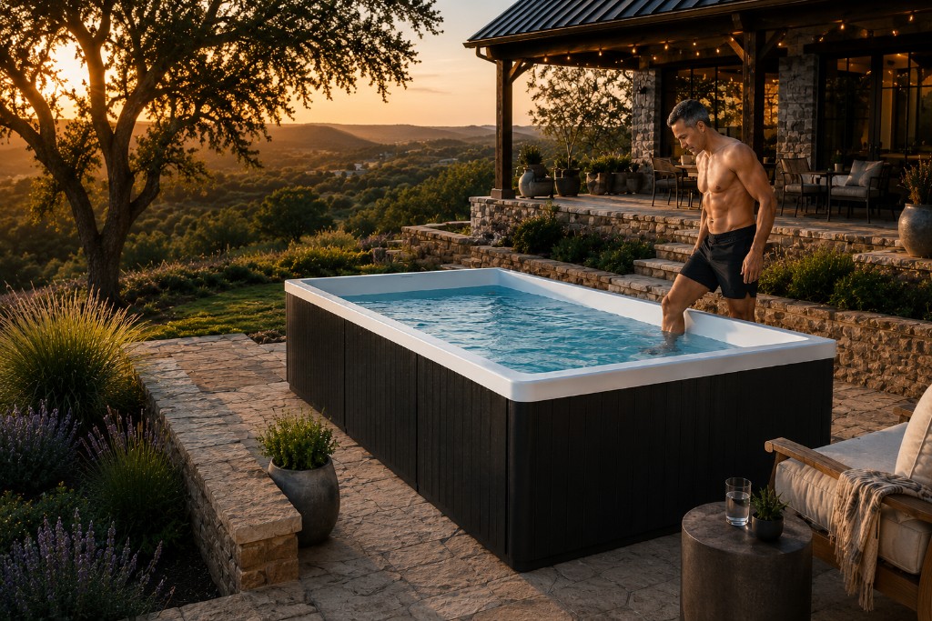 Aquora All Season installed in a backyard