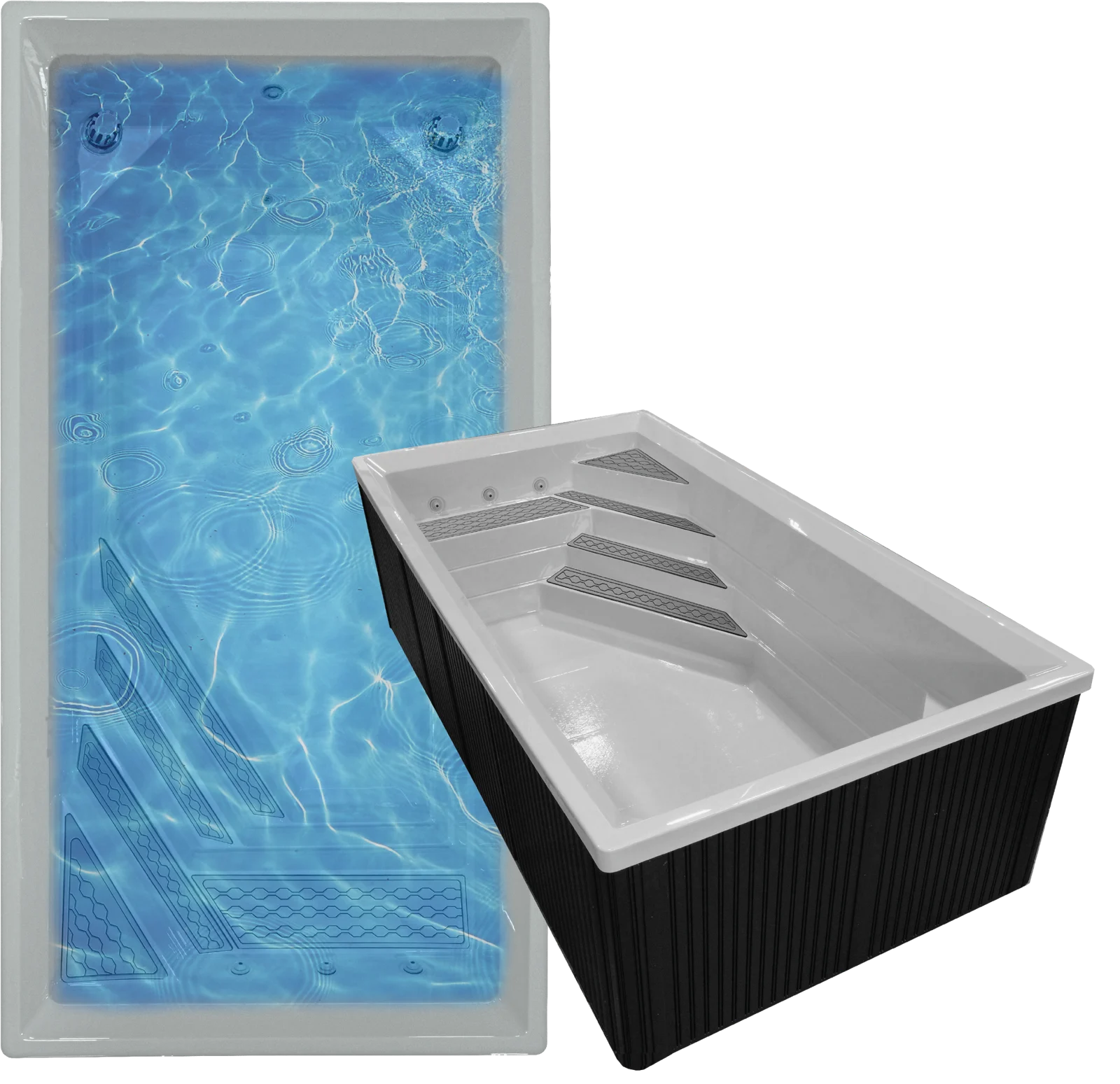 Abilene plunge pool seating layout
