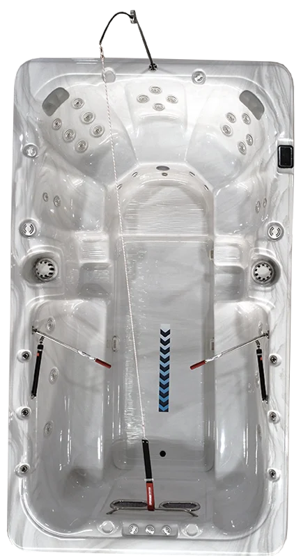 Alamo swim spa seating layout