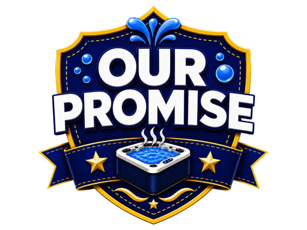 Hot Tub Store Promise guarantee seal