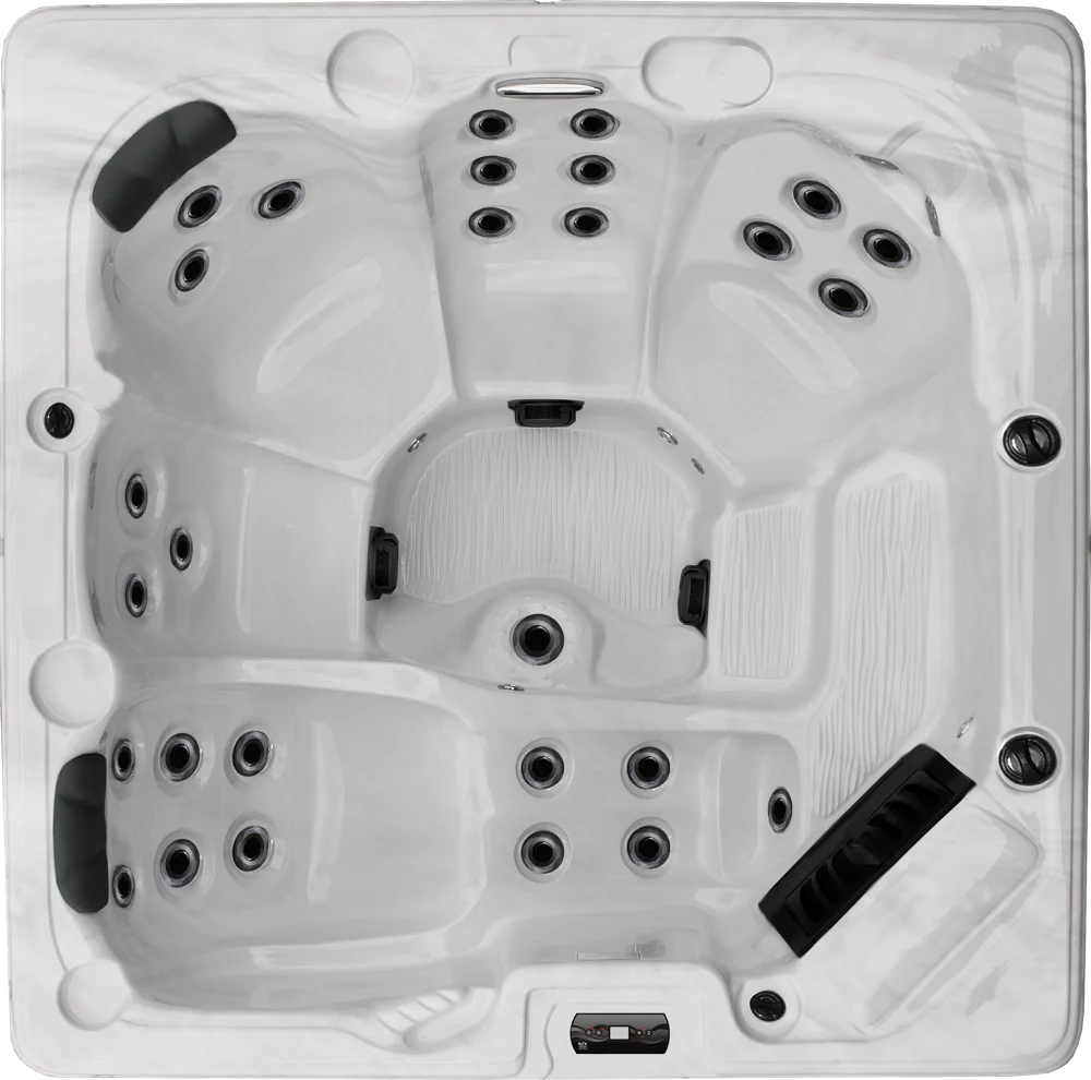 Austin hot tub seating layout
