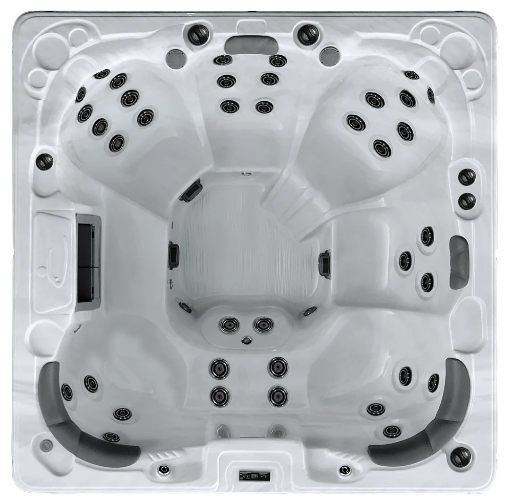 Dallas hot tub seating layout