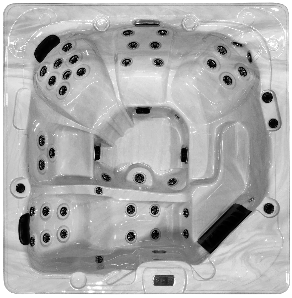 Houston hot tub seating layout