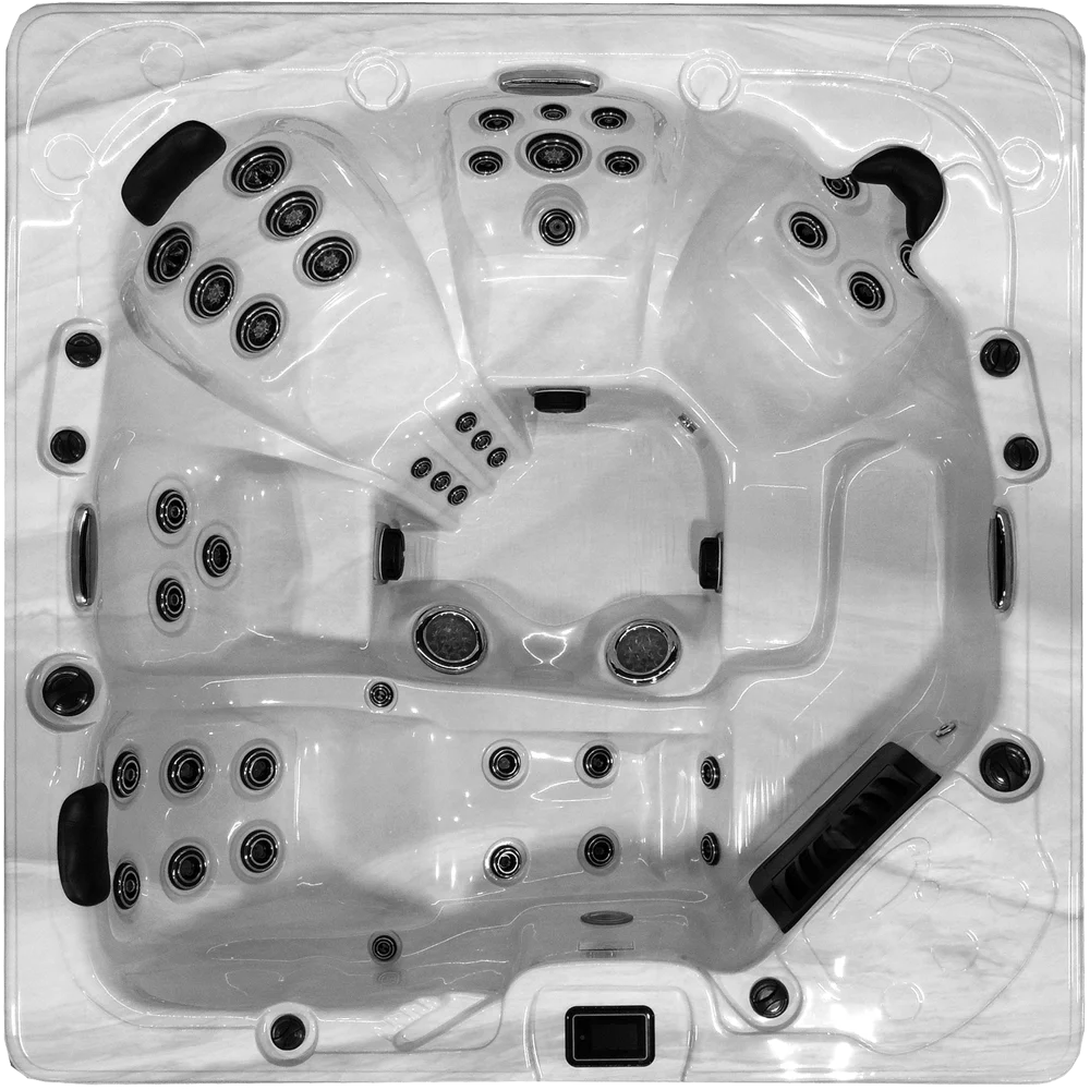 Lubbock hot tub seating layout