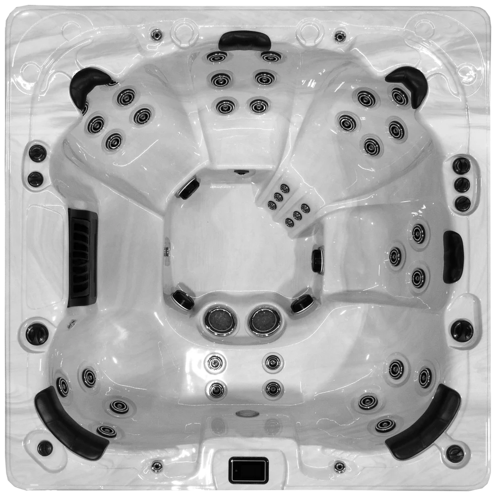 Pasadena hot tub seating layout