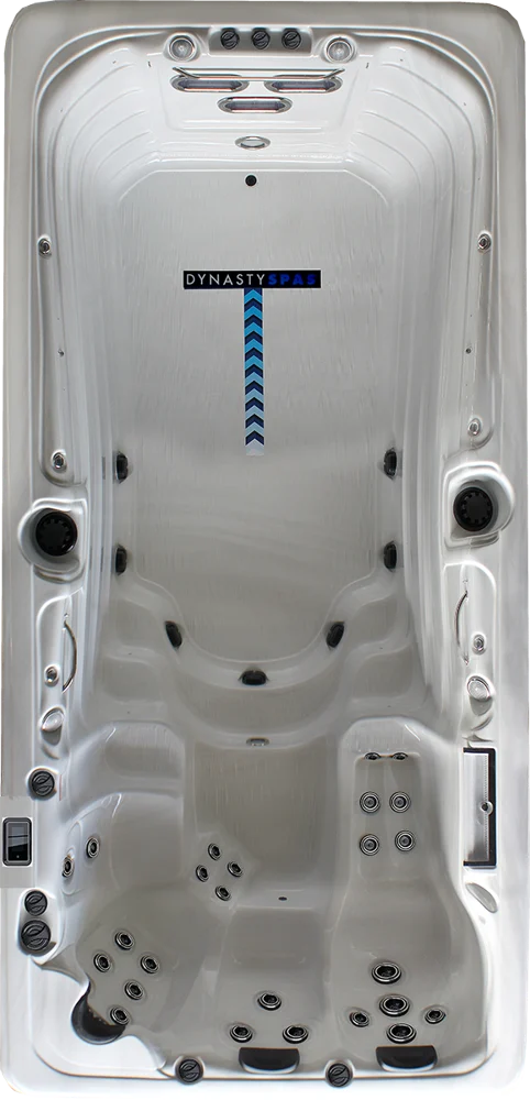 Rio swim spa seating layout