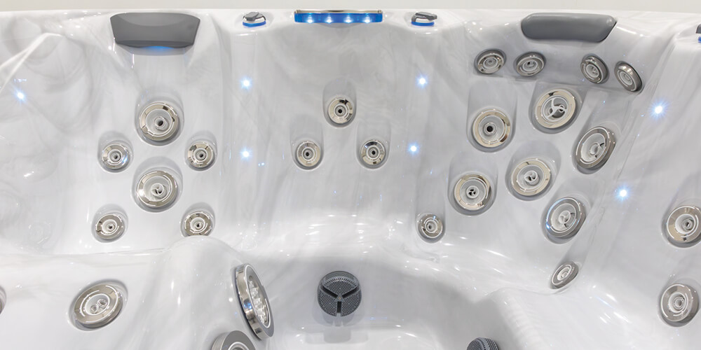 2025 Master Spas Twilight Series TS 7.2 — wide interior view