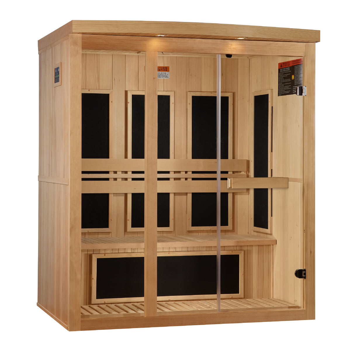 Fort Worth sauna seating layout