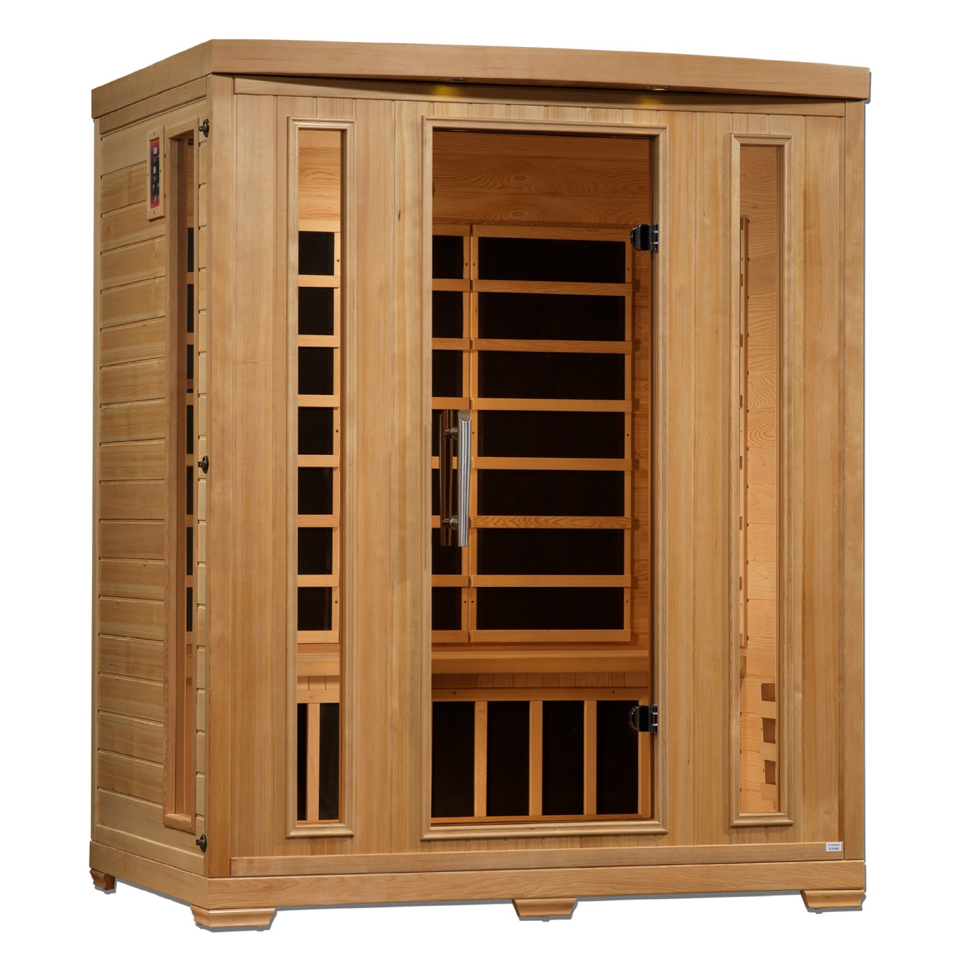 Round Rock sauna seating layout